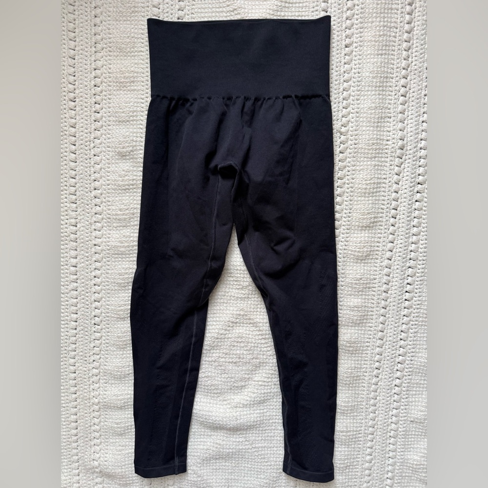 LNDR The Chisel 7/8 Leggings Black Womens Large/XL Super Sculpt Seamless - Picture 4 of 12